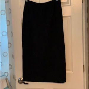 Escada long Wool skirt